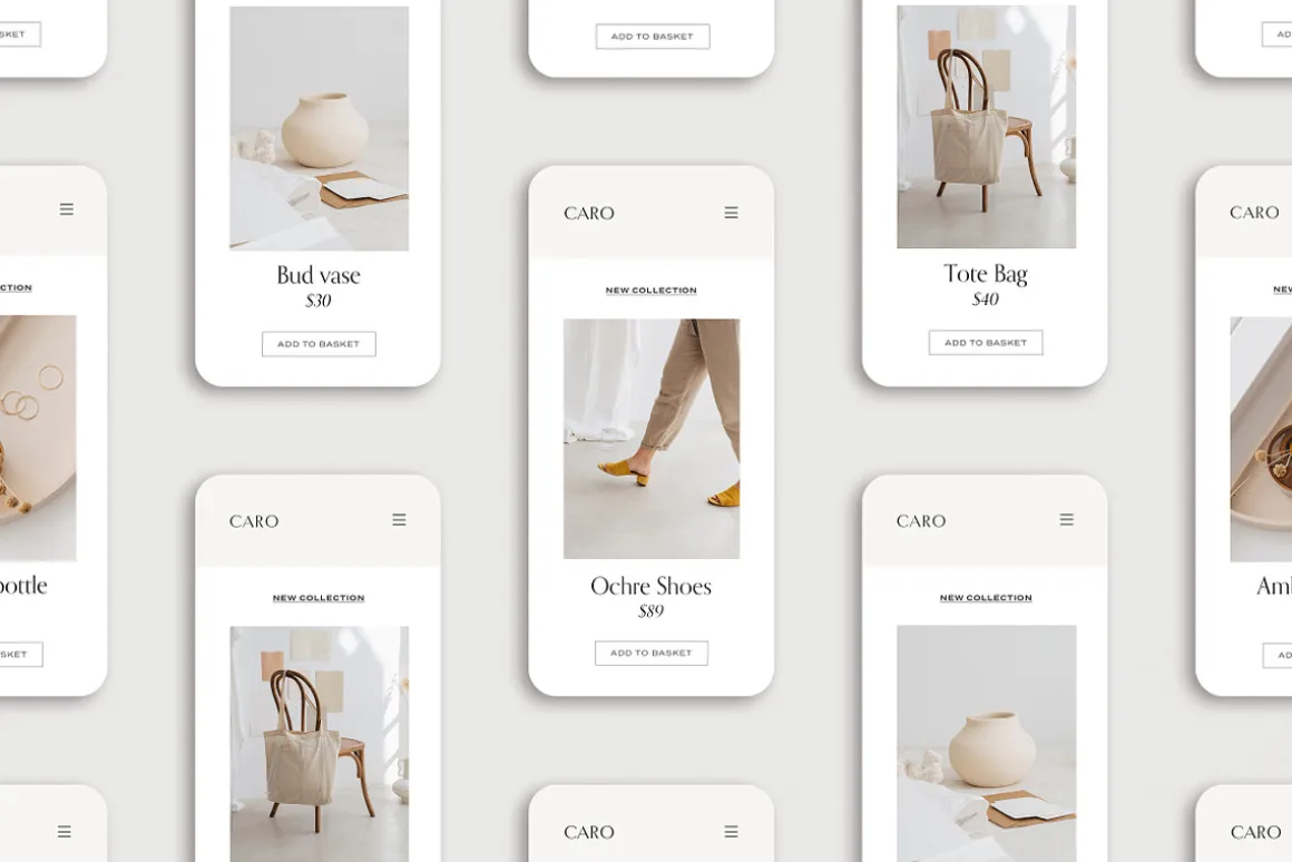 Minimal Website Mockup Scene Creator