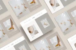 Minimal Website Mockup Scene Creator