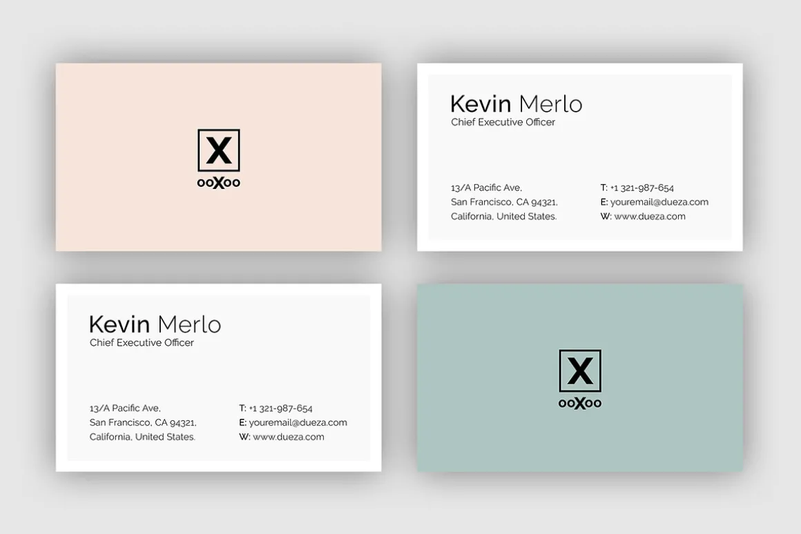 22 Minimal Business Card Templates