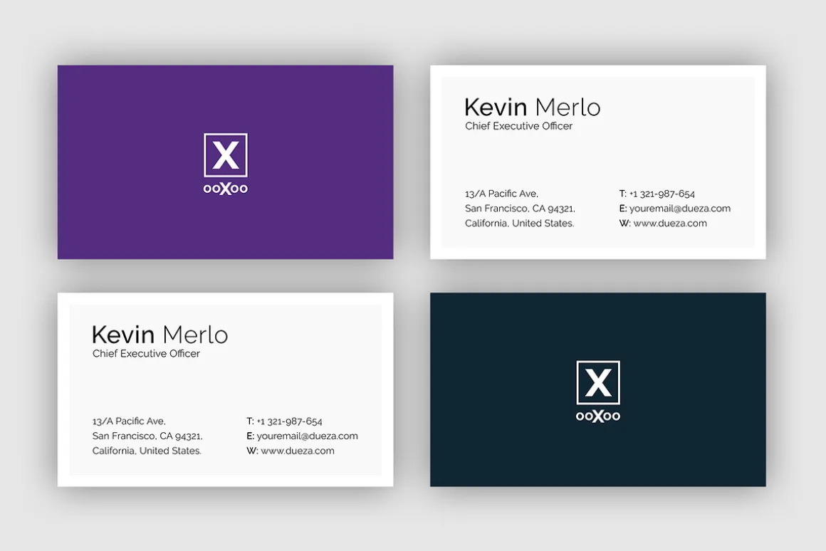 22 Minimal Business Card Templates