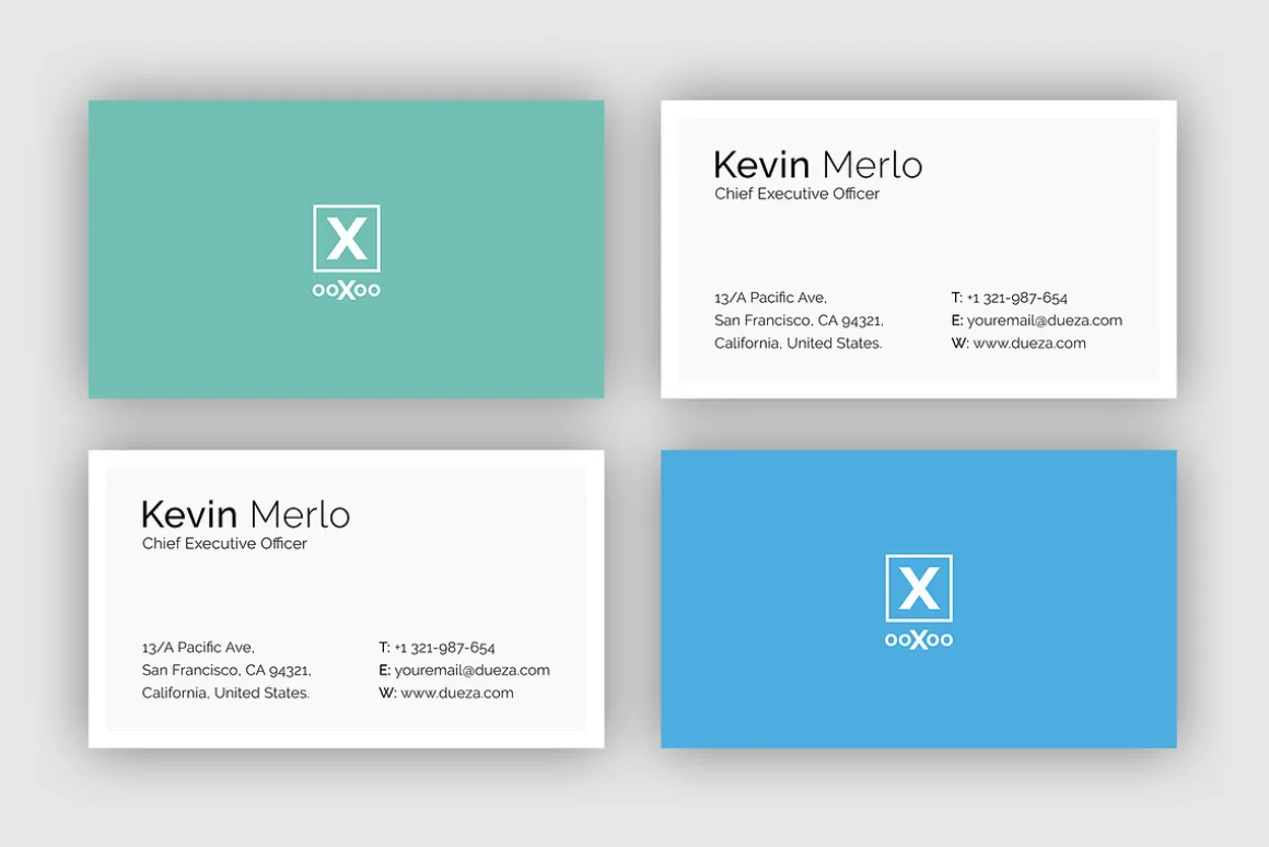 22 Minimal Business Card Templates
