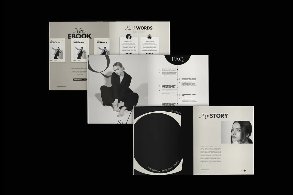 Minimal Ebook Template Canva