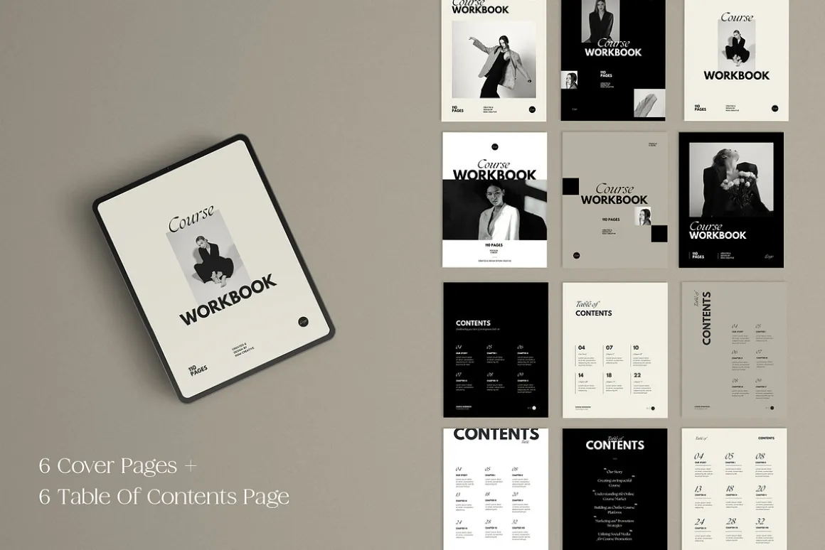 Minimal Ebook Template Canva