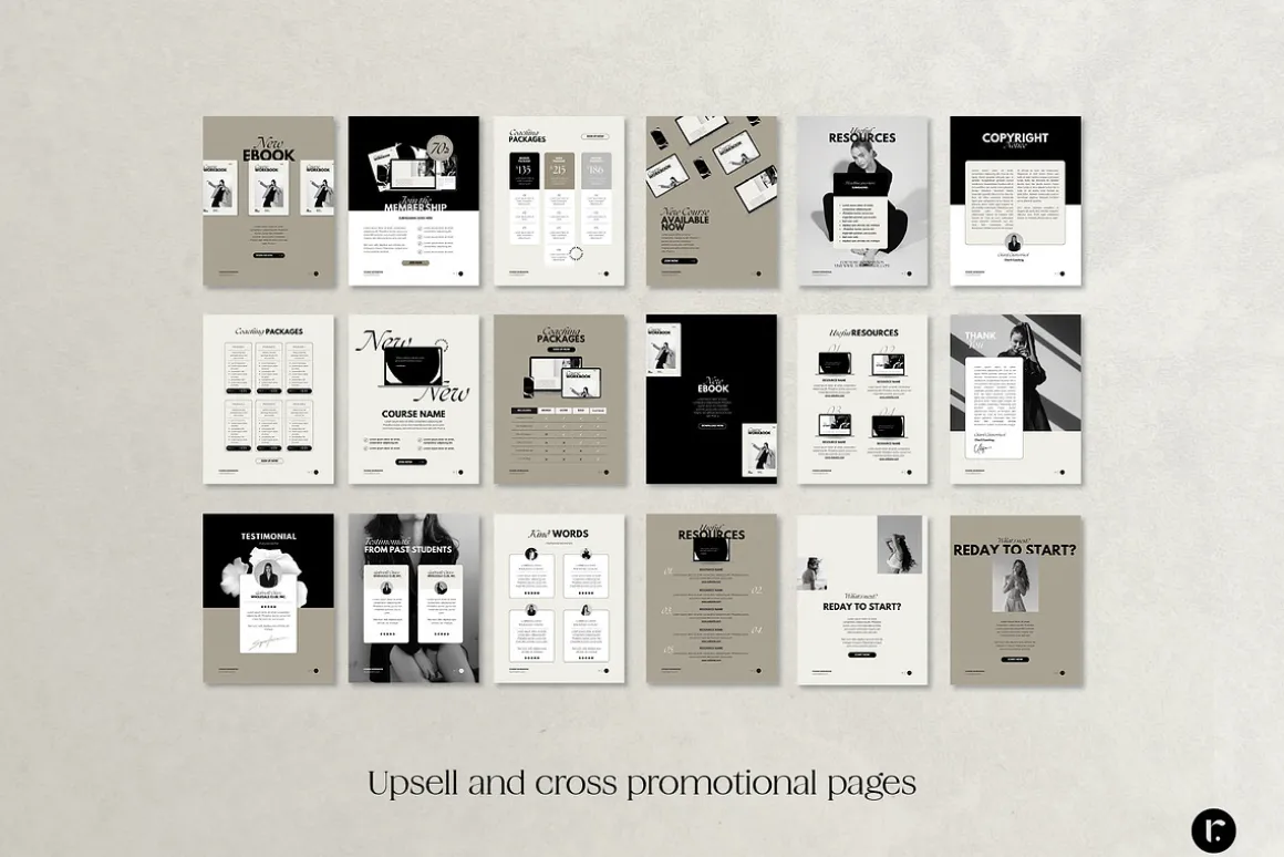 Minimal Ebook Template Canva