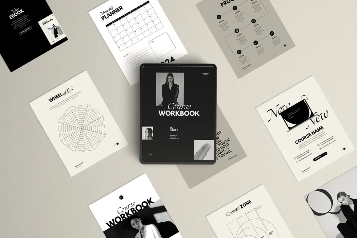 Minimal Ebook Template Canva