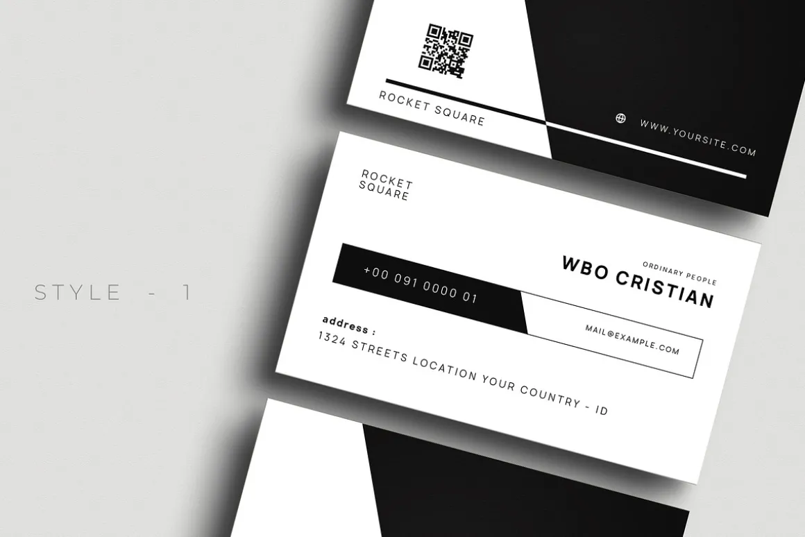Minimalish Business Card - V.43