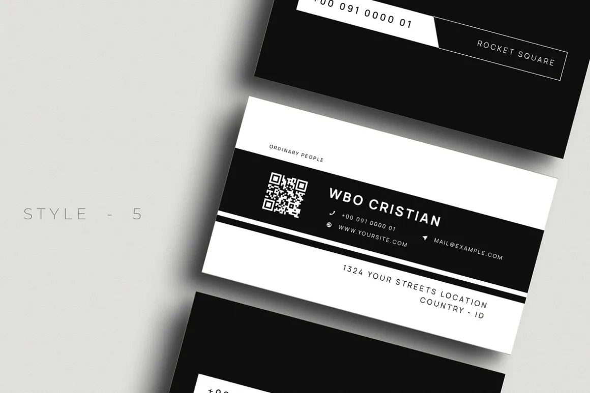 Minimalish Business Card - V.43