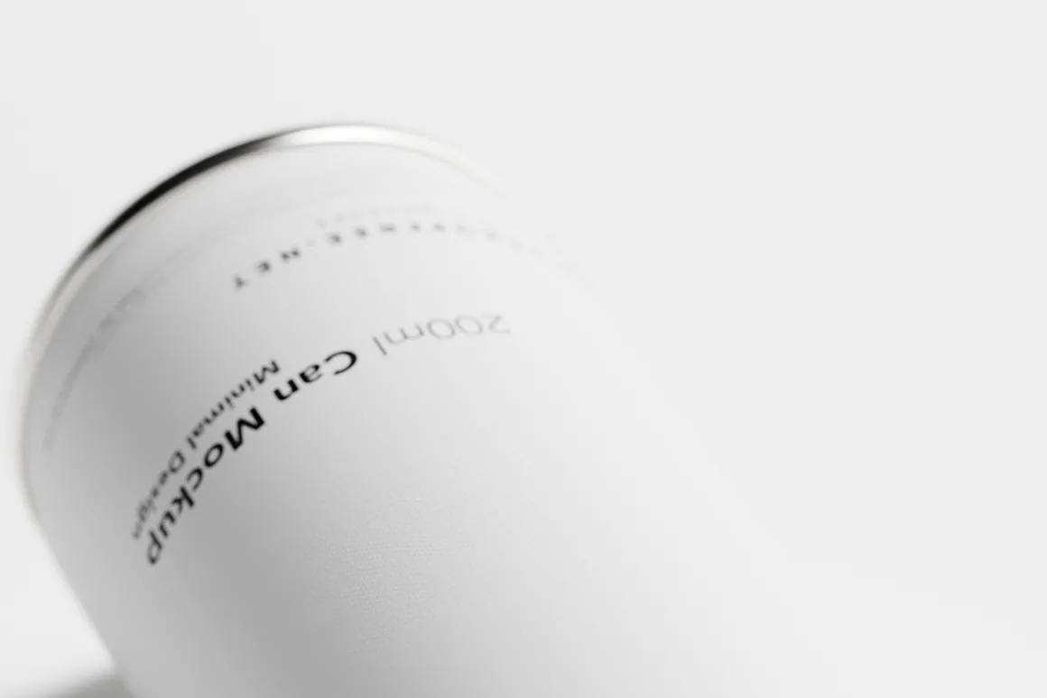 Minimalistic Aluminum Can Mockups