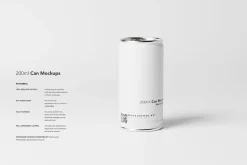 Minimalistic Aluminum Can Mockups