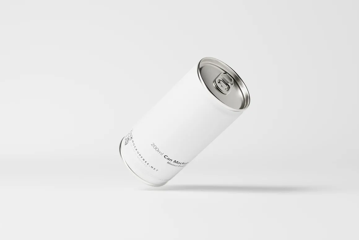Minimalistic Aluminum Can Mockups