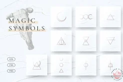 Minimalistic Magic Symbols
