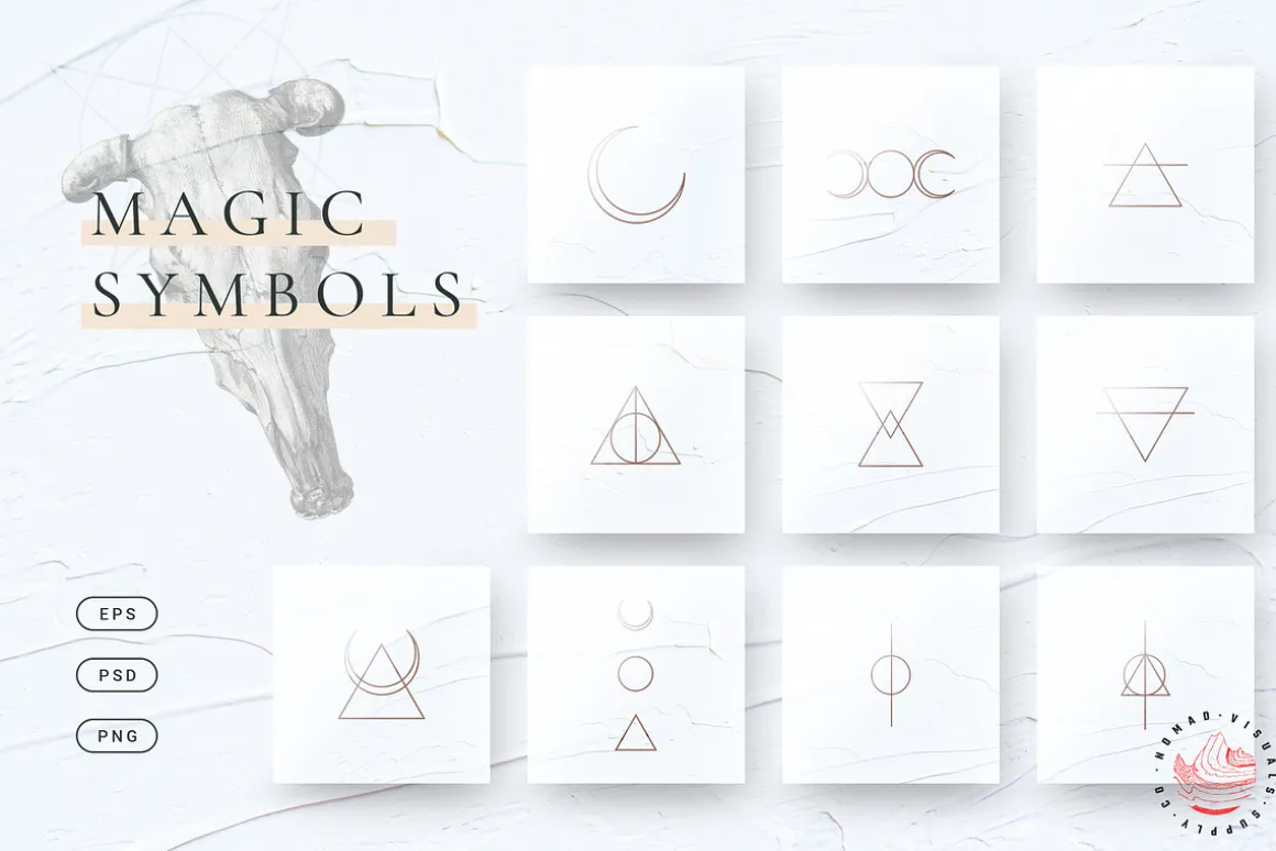 Minimalistic Magic Symbols