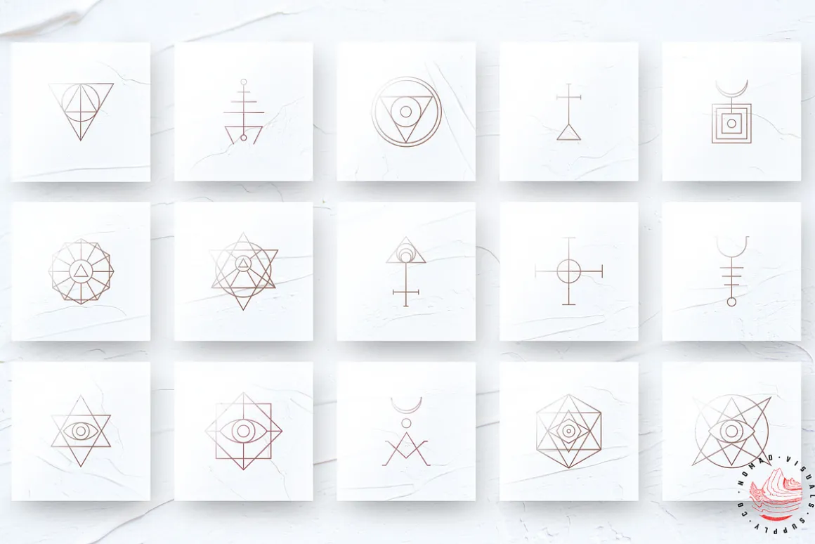 Minimalistic Magic Symbols