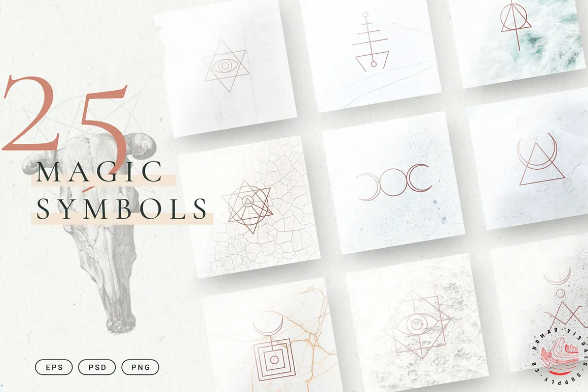 Minimalistic Magic Symbols