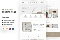 Minimalist Landing Page