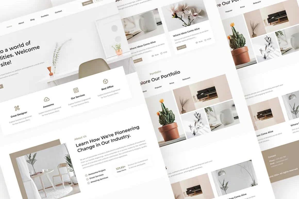 Minimalist Landing Page