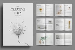 Minimalist Magazine Layout