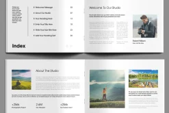 Minimalist Photo Magazine Template