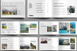 Minimalist Photo Magazine Template
