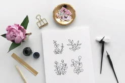 Minimalist Succulent Clipart Bundle