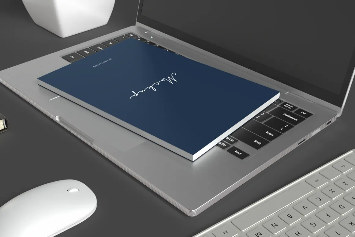 Minimalist 6x9 Book Cover Mockup