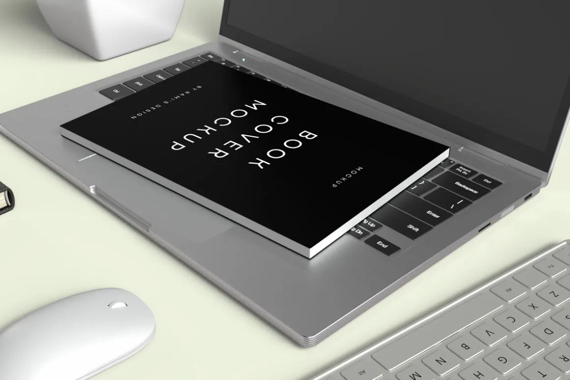 Minimalist 6x9 Book Cover Mockup