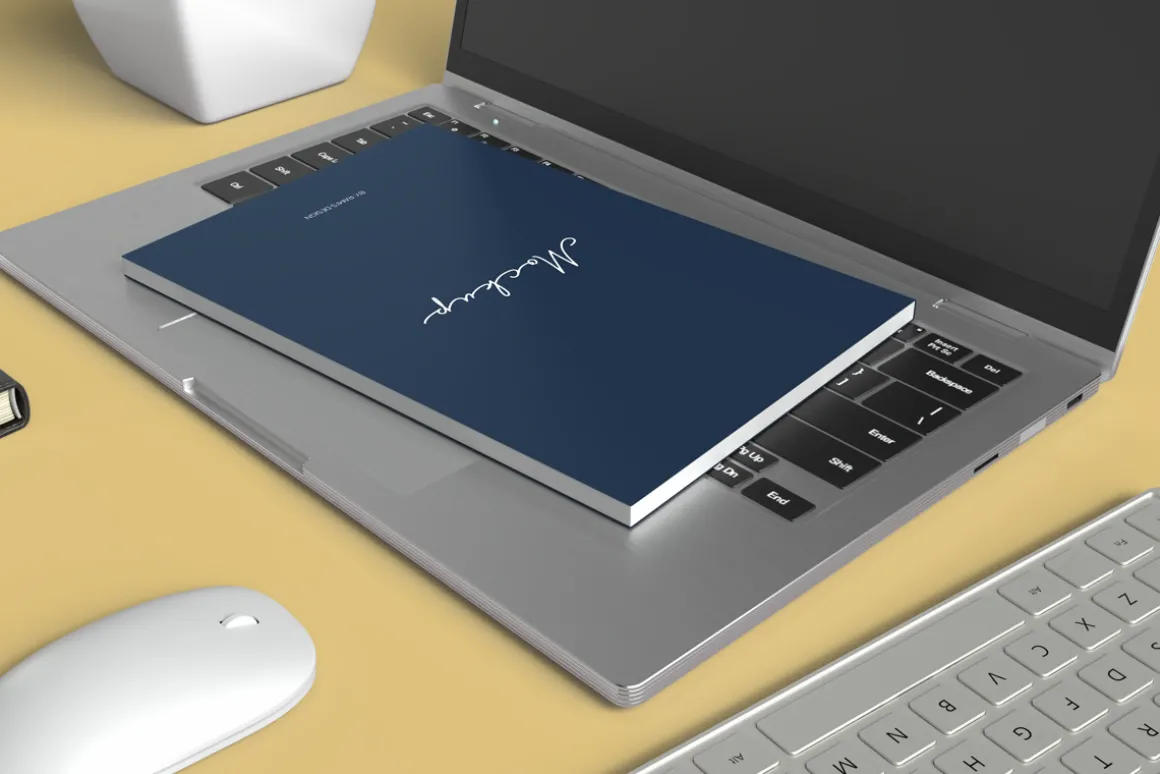Minimalist 6x9 Book Cover Mockup