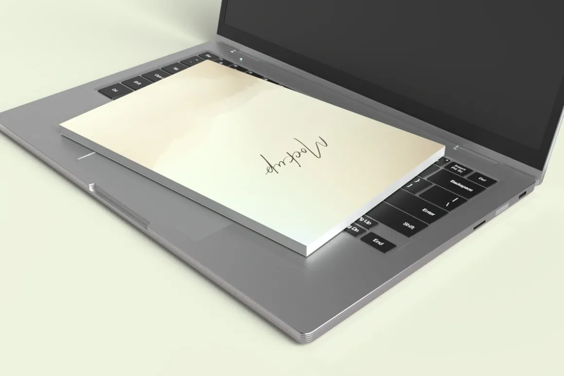 Minimalist 6x9 Book Cover Mockup