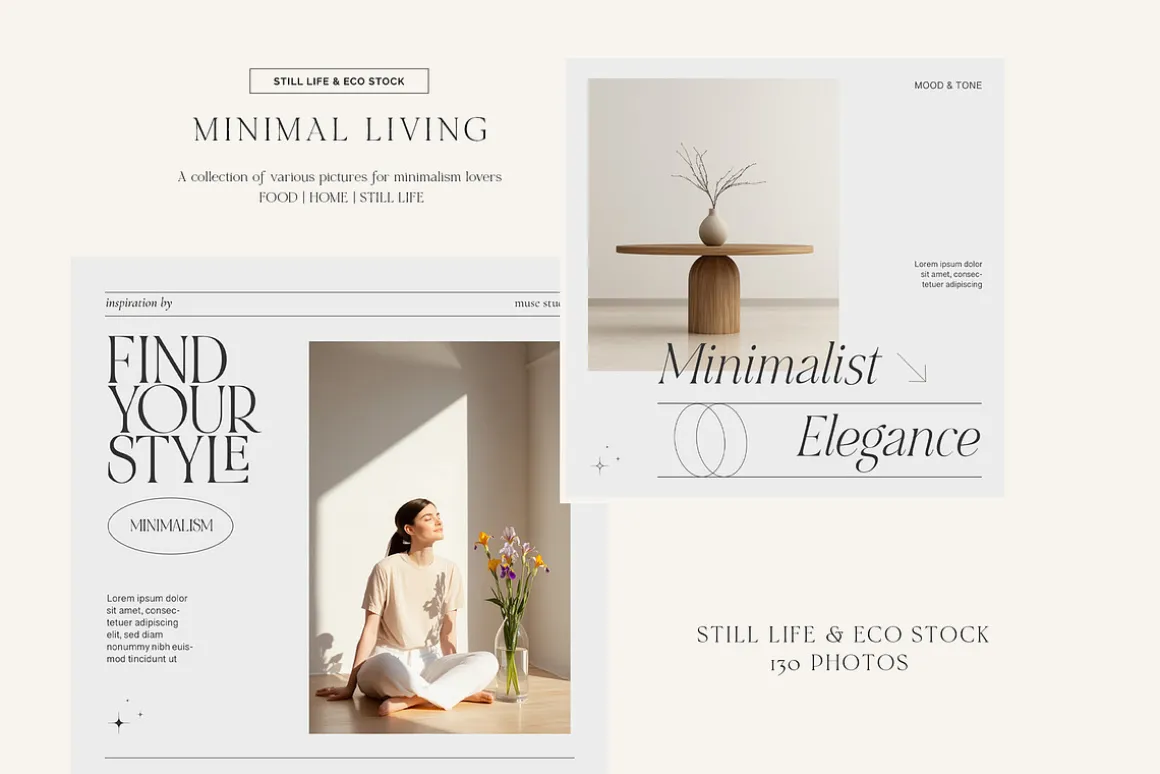 Minimal Living 130 Stock Photos