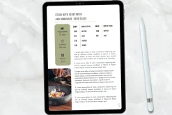Minimal Recipe Ebook Template