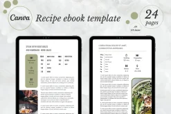 Minimal Recipe Ebook Template