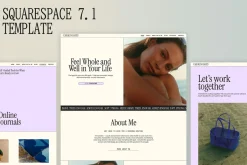 Minimal Squarespace Website Template