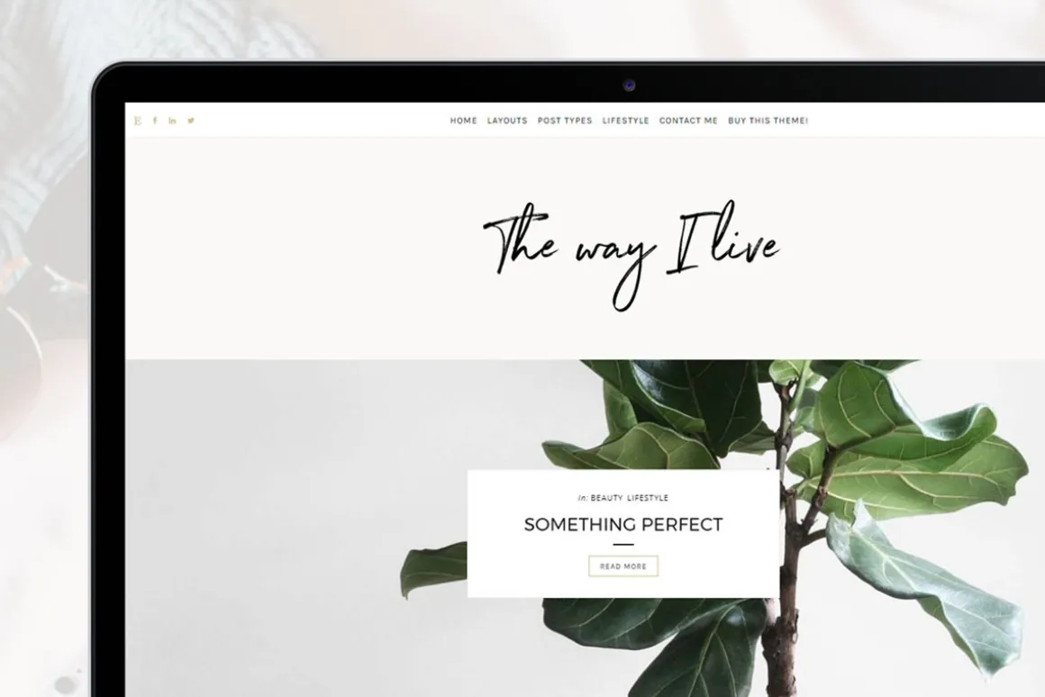 Minimal Wordpress Blog - TheWayIlive