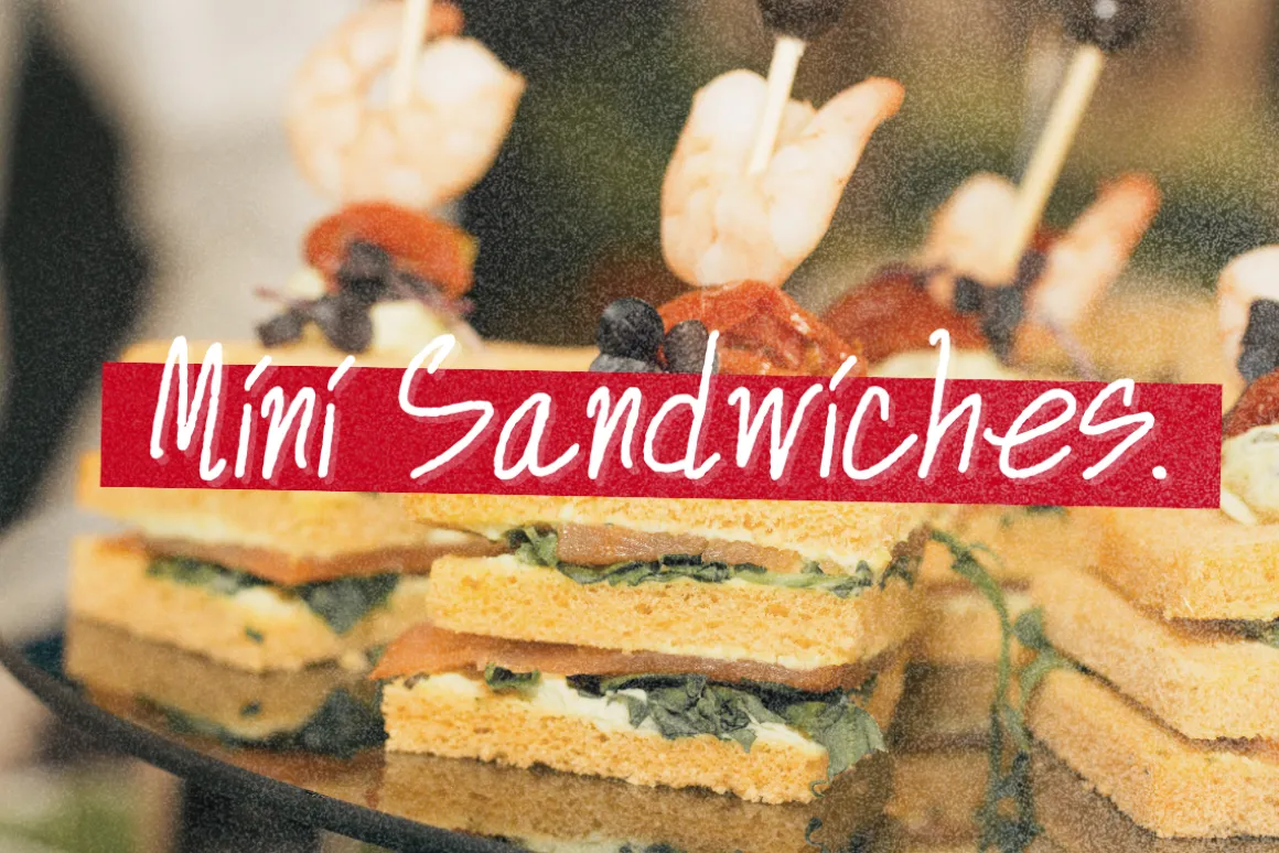 Mini Sandwiches Handwriting Font