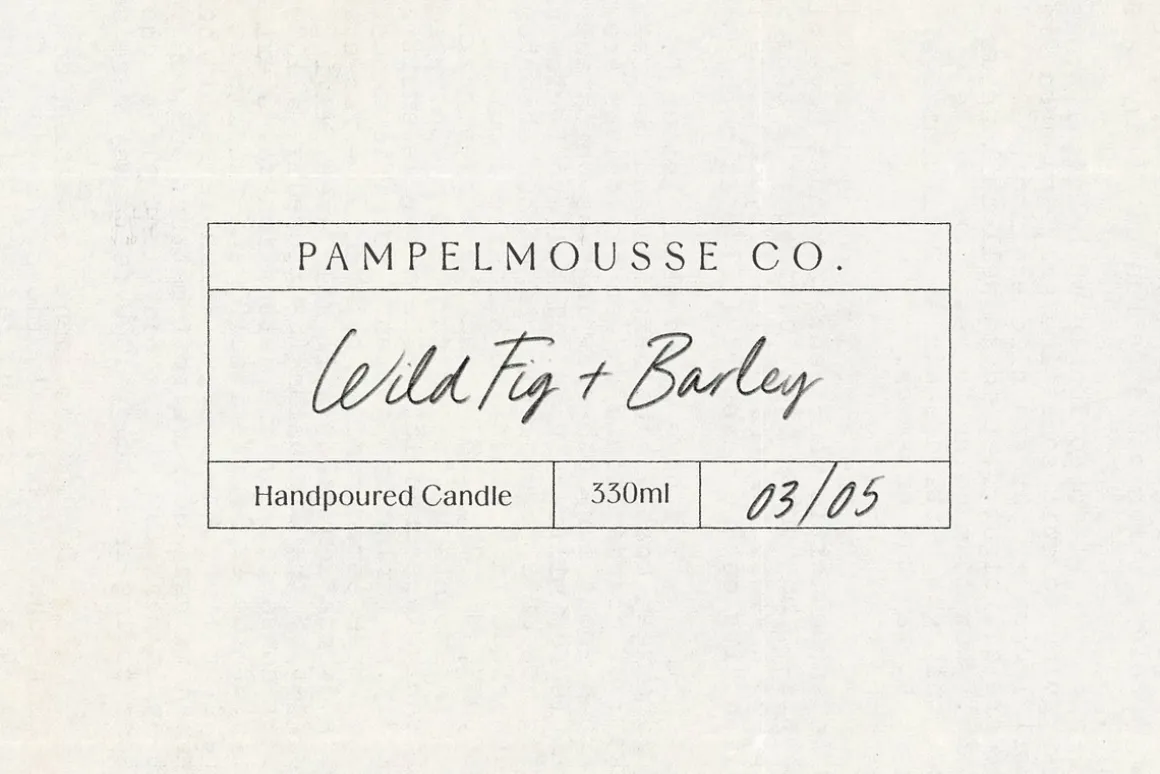 Mint + Magnolia Typeface