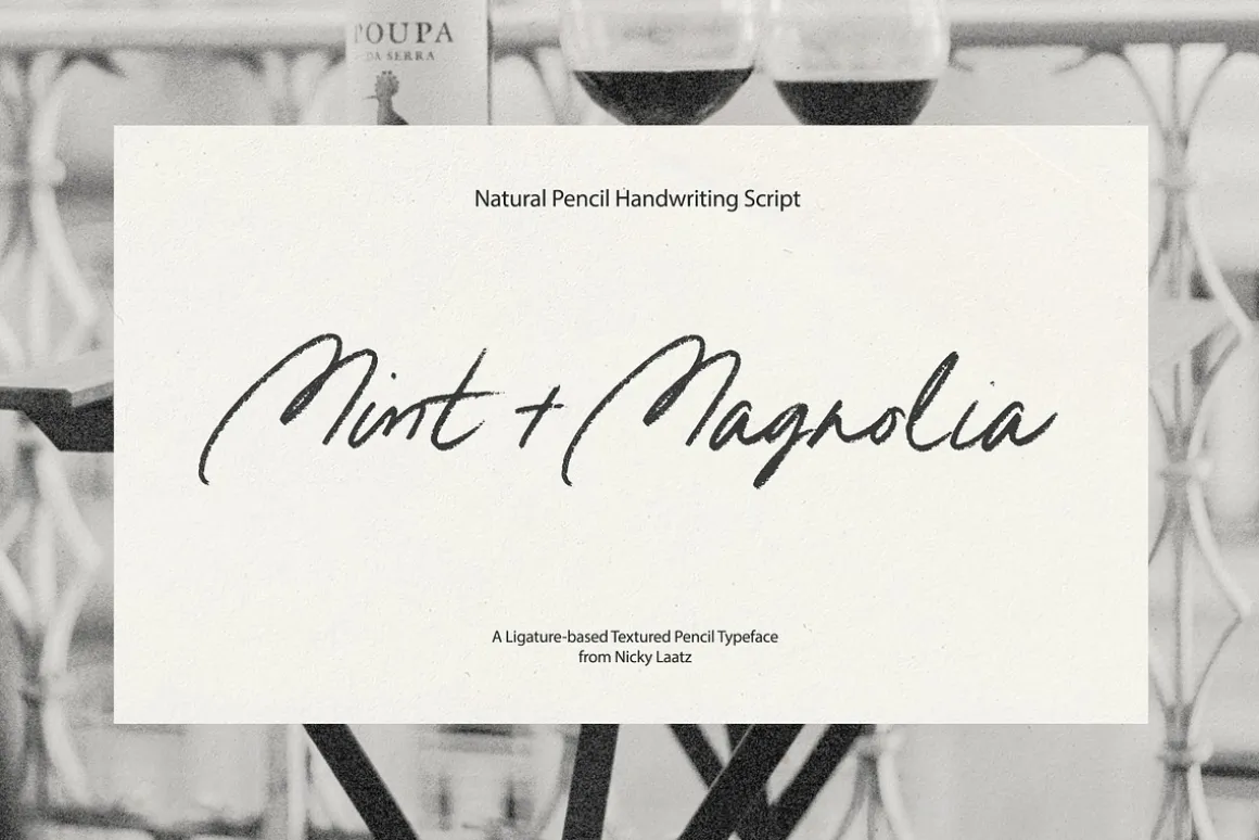 Mint + Magnolia Typeface
