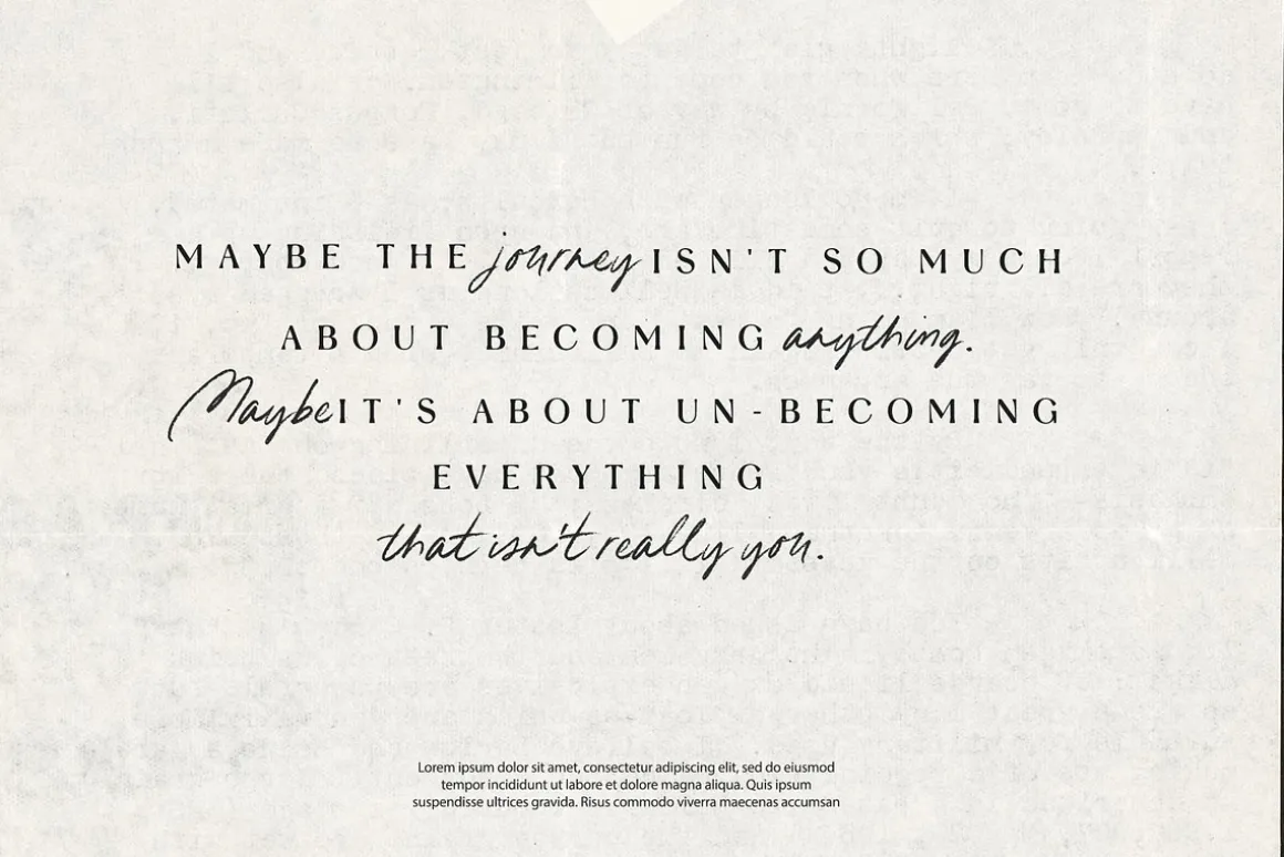 Mint + Magnolia Typeface