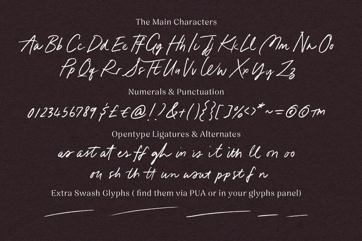 Mint + Magnolia Typeface
