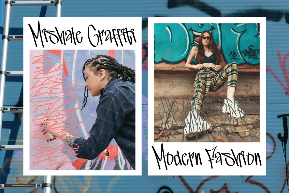 Mishale - Graffiti Font
