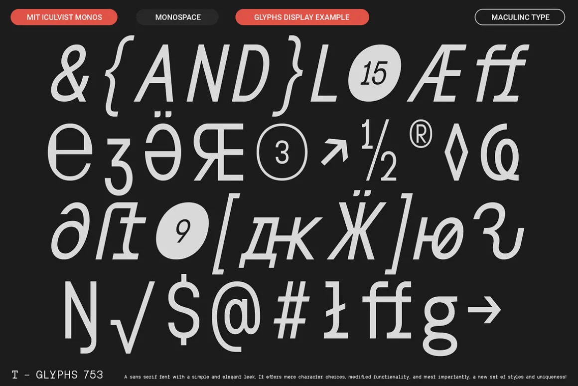 MIT Iculvist Monos Condensed