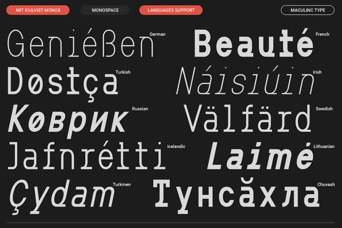 MIT Iculvist Monos Condensed