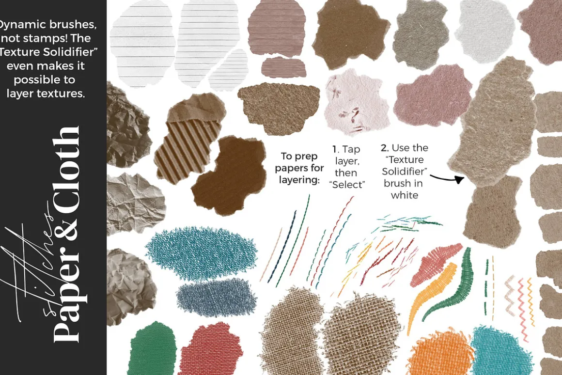 Mixed Media Brushes for Procreate