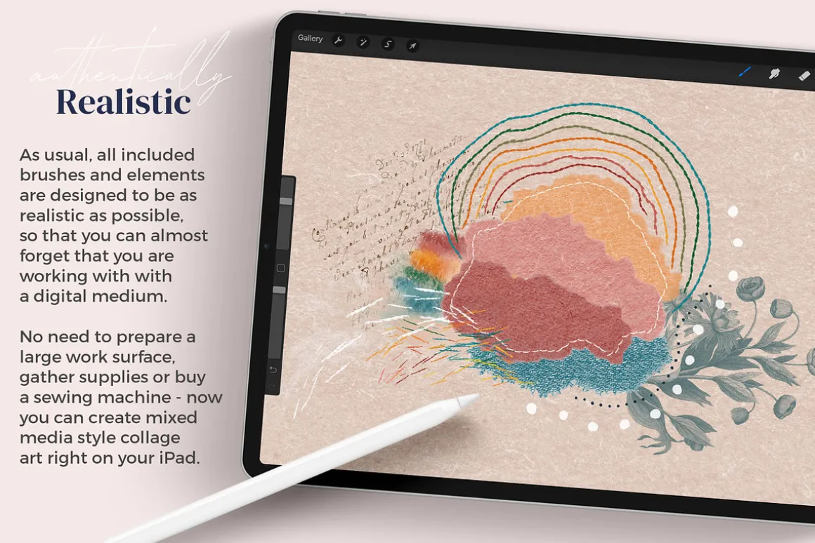 Mixed Media Brushes for Procreate