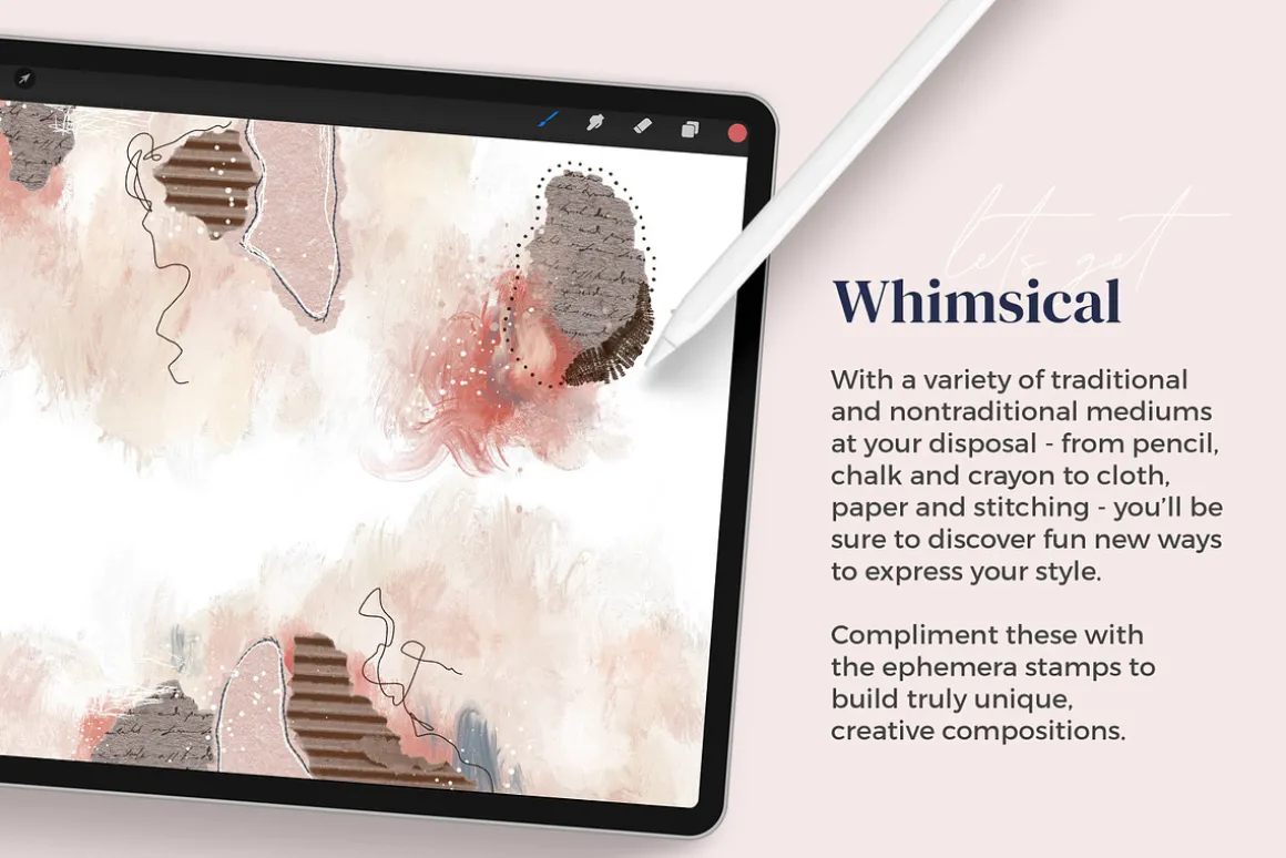 Mixed Media Brushes for Procreate