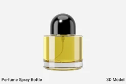 50ml Perfume Glass Bottle 3D Model