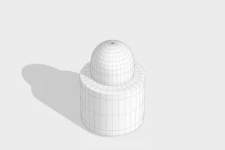 50ml Perfume Glass Bottle 3D Model