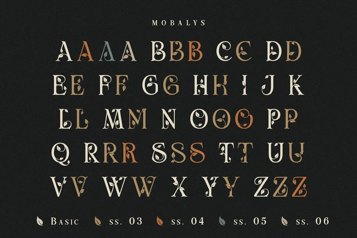 Mobalys Typeface