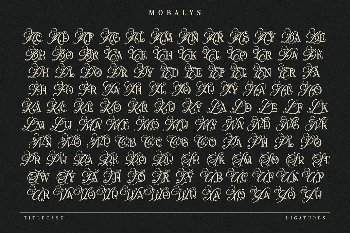 Mobalys Typeface