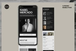 2 mobile pages in Canva
