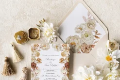 Mocha Mousse watercolor roses bundle